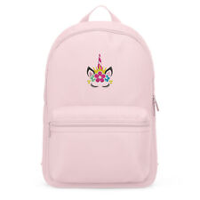 Embroidered Floral Unicorn Mini Backpack For Girls Nursery Back to School Gir...