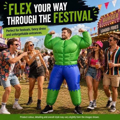 Adult inflatable green - adult,