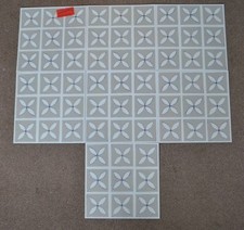 Harvey Maria Lattice Pebble Grey Floor Tiles Pack of 7 30.5 cm x 30.5 cm