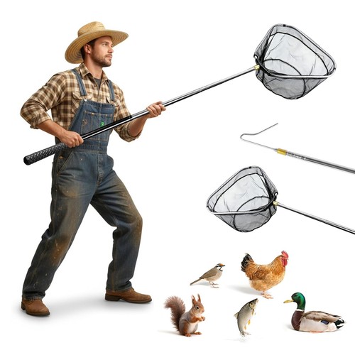 Fishing landing net telescopic - fishing,