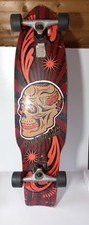 Tony Hawk Day of dead Fishtail Longboard Skateboard With Original Wheels 2012