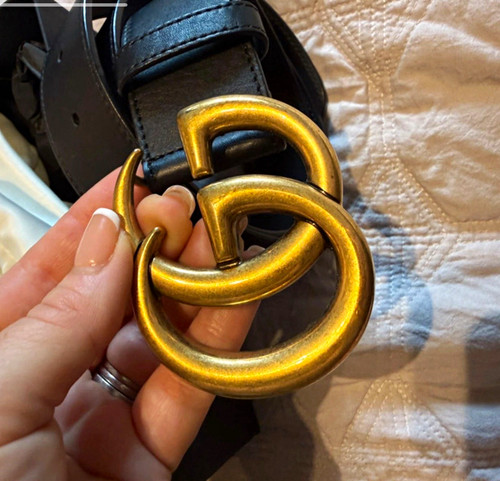 Gucci black leather - black,