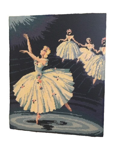 Vintage tapestry woolwork - tapestry, wall