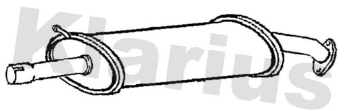 Centre muffler fits toyota - muffler,