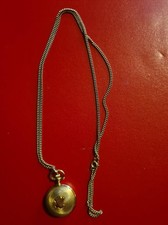 Vintage Rotary Ladies Pocket Watch , With Necklace Chain, Working