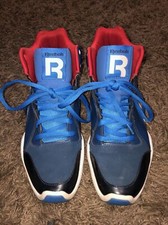 Men’s Reebok Kamikaze III MidTop Basketball Trainers | Blue/Red | UK 8