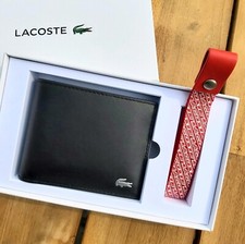 Genuine LACOSTE Black LEATHER