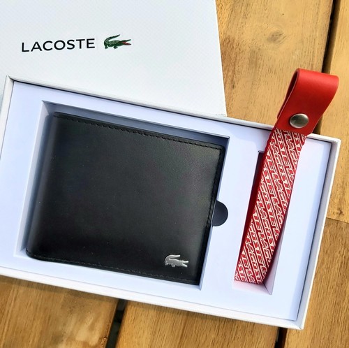 Genuine lacoste black - genuine, leather