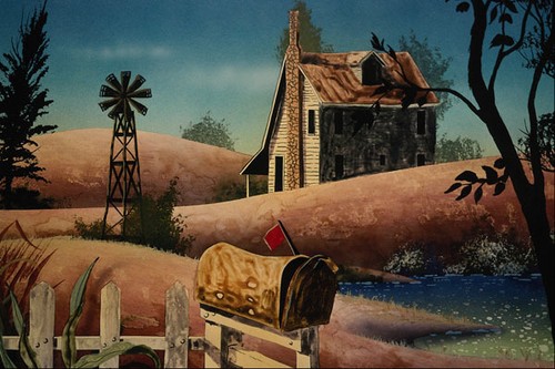 620052farm and windmill - windmill, a4