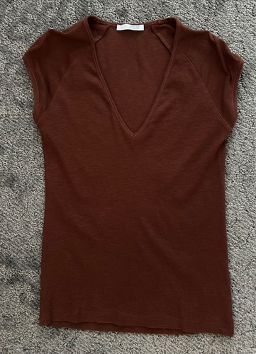 Zara brown ribbed deep - -,