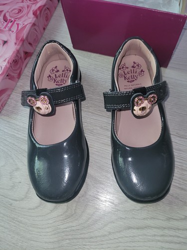 Lelli kelly girls grey patent - girls,