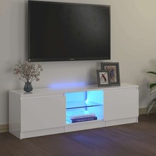 TV Cabinet with LED Lights TV Stand TV Unit Hall Entertainment Cenrtre vidaXL