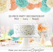 22-Piece Party Decorations Set