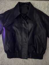 Vintage Old School Motorcycle Leather Biker Jacket Size M