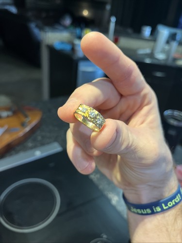 Antique chunky 18ct - 18ct, gold