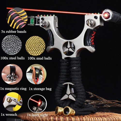 Powerful slingshot hunting - slingshot,