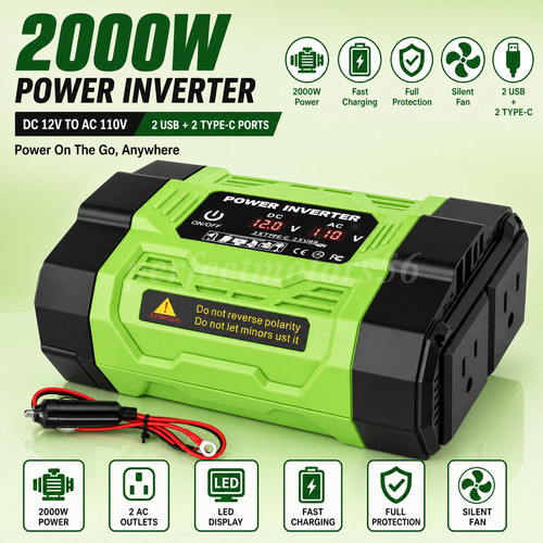 Car power inverter - car, 2000w