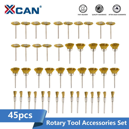 45x wire brush brass - brass, coated