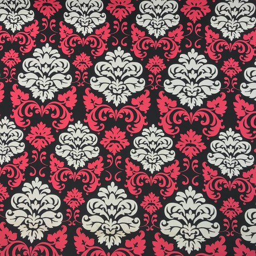 Globaltex orly cerise - cerise, cream