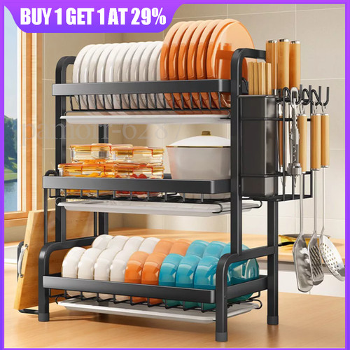 Tier dish drainer rack - 3,