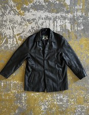 Vintage Black Leather Jacket -