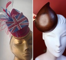 Small Wooden tear drop Hat