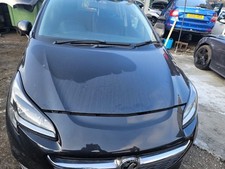 2015-2019  Vauxhall Corsa MK4 E 5 Door - Bonnet In Black Z22C Corner Damage