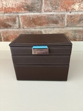 Stackers Brown Men's Jewellery Box 3 Layers