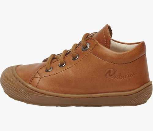 Naturino tan leather lace - leather, lace-up