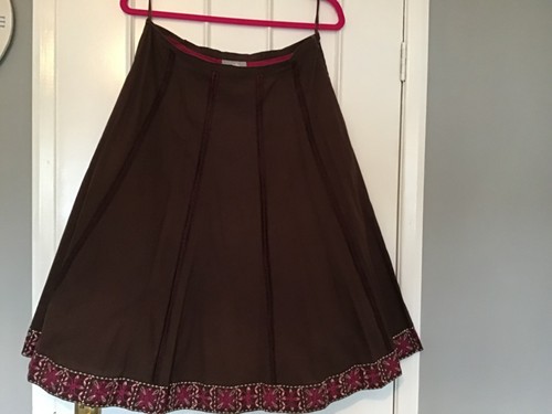 Wallis skirt size brown - skirt, 12