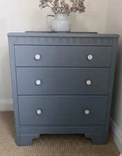 Blue Painted Lebus Vintage