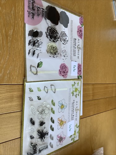 Cardmaking set stamps - set,