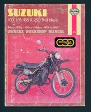 Suzuki Trail Bikes TS 250 185 125 100 ER (79-85) Haynes Work-Shop Manual TC FW69