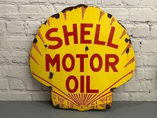 Large Vintage SHELL Motor Oil