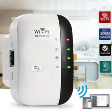 WiFi Signal Extender Range Repeater Booster Internet Amplifier 300Mbps --UK Plug