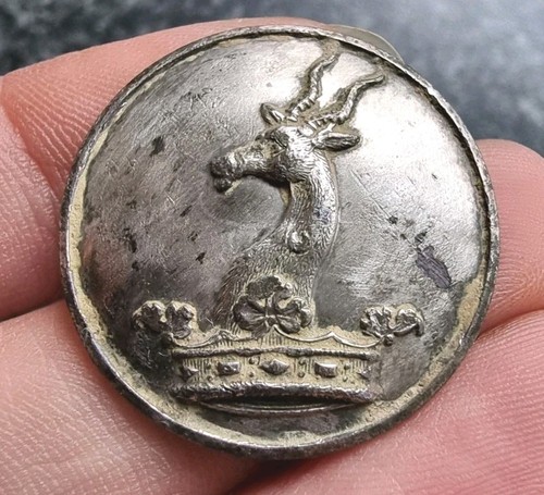 Antique livery button antelope - livery,