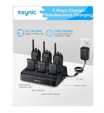 Esynic 6pcs Walkie Talkies  2