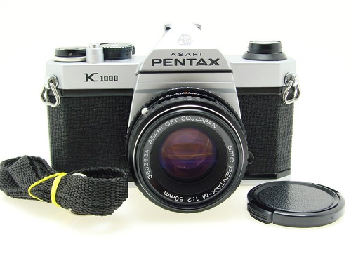 Pentax k1000 35mm film - pentax,