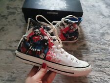 CONVERSE DC COMICS SUPERMAN HI TRAINERS UNISEX SIZE UK7 EUR40 LIMITED EDITION 