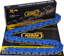 AFAM 520 Pitch 120 Link Blue Chain With Joining Link
