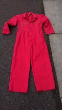 Dickies Ladies Or Mens Or Kids Use Red Colour Boilersuit Or Overalls.