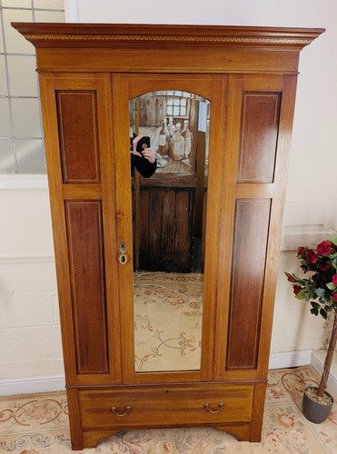Edwardian mahogany inlaid - mahogany,