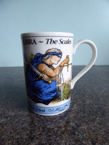 Dunoon zodiac libra mug - zodiac,