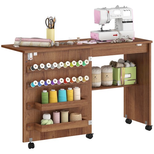 Homcom folding sewing - folding, table