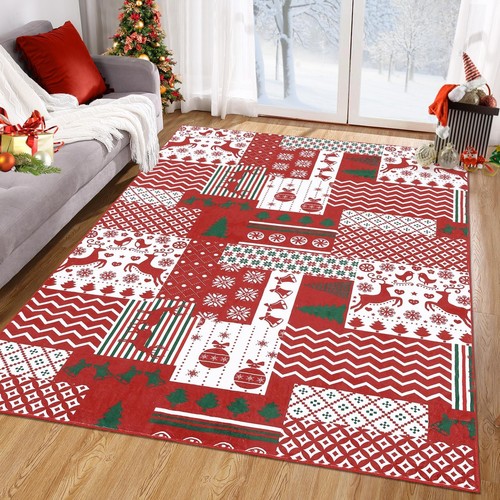 Christmas area rug with - christmas, rug,with