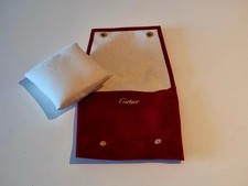 Cartier Red Pouch & Cushion