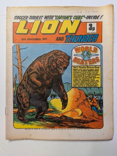 Lion and thunder comic - and, comic,