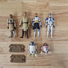 STAR WARS The Clone Wars 3.75" Action Figure bundle (Hasbro 2008) captain rex