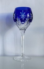 Crystal Bohemian Blue  Wine