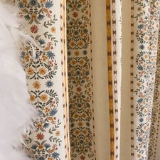 Handcrafted Floral Stripe